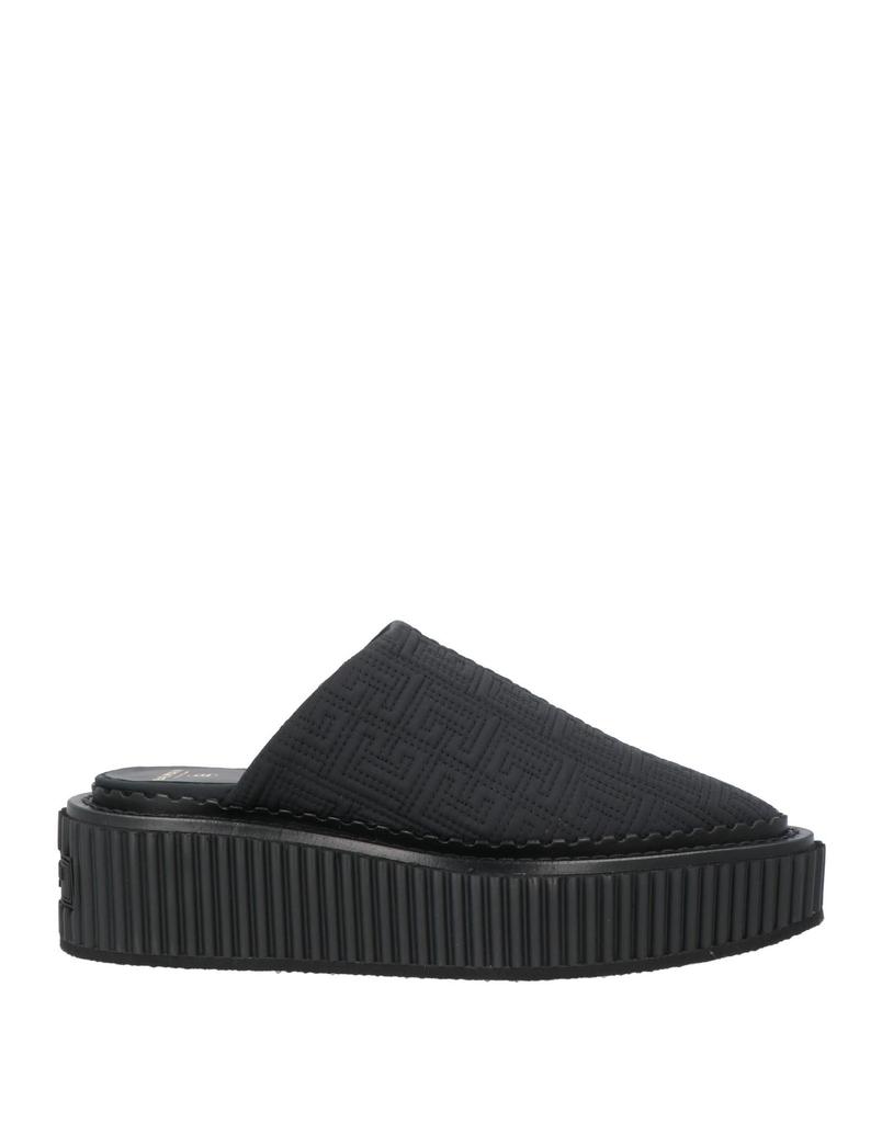 【送料&関税込】Balmain Safety Mule In Denim Fabric With App Balmain Safety Mule In Denim Fabric With Applied Pin
