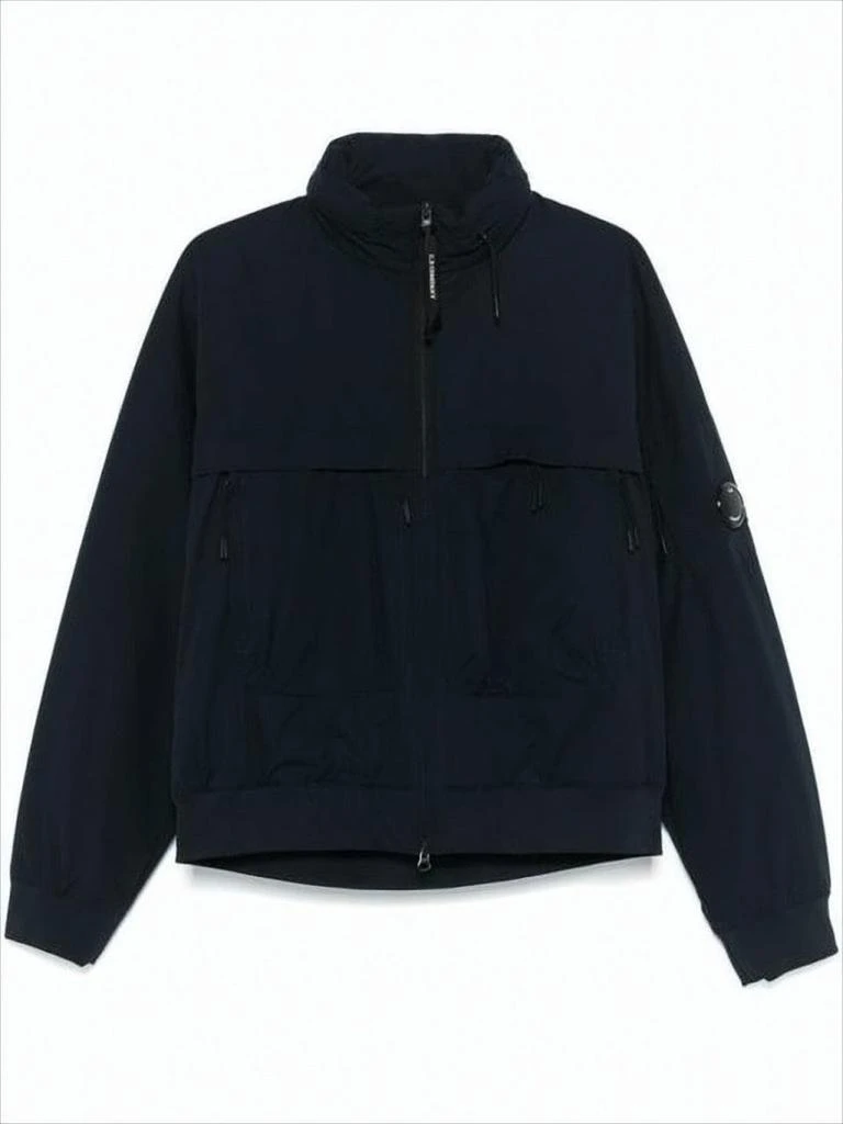C.P. Company Padded Jacket With High Collar And Zippered Pockets