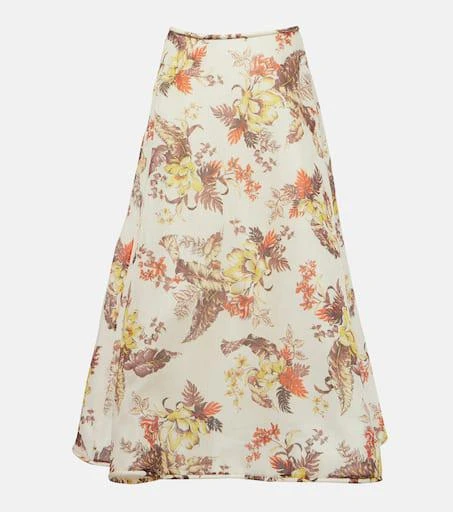 Zimmermann Matchmaker linen and silk maxi skirt 1