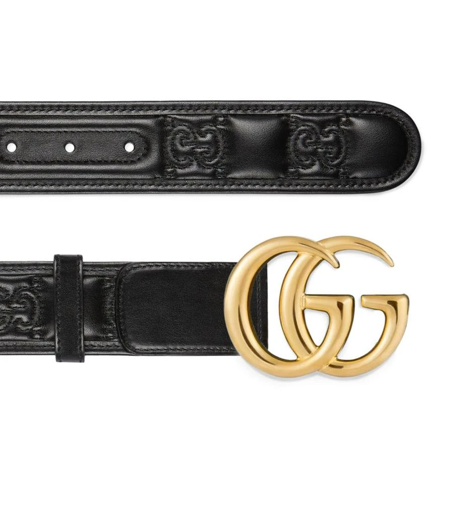 Gucci Matelassé GG Marmont Wide Belt 4