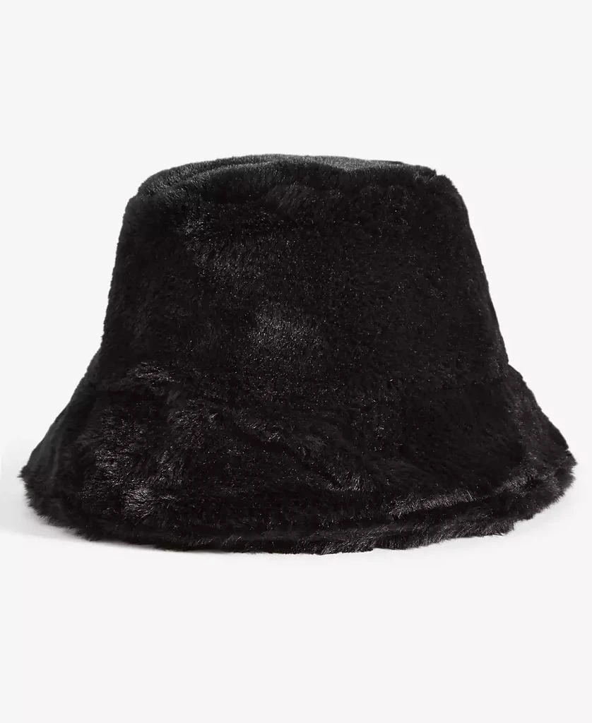 INC International Women's Faux-Fur Bucket Hat, Created for Macy's 1