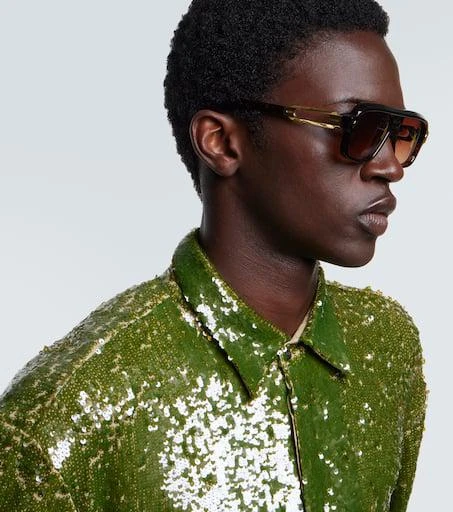 Jacques Marie Mage x Glenn Gould Fugue aviator sunglasses 3