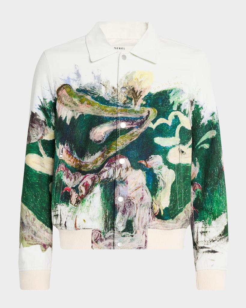 DOMREBEL Men's Pondscum Bomber Jacket