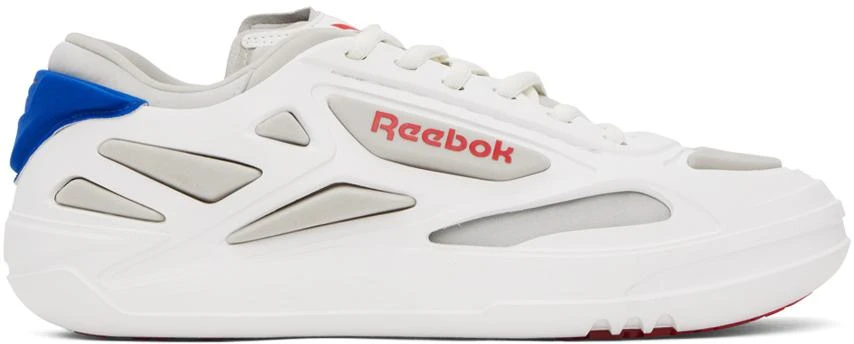 Reebok White & Blue Club C FWD Sneakers 1