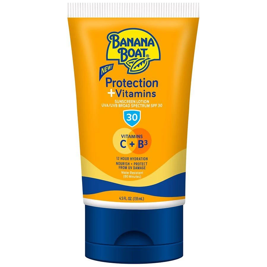 Banana Boat Protection + Vitamins Sunscreen Lotion, SPF 30 1