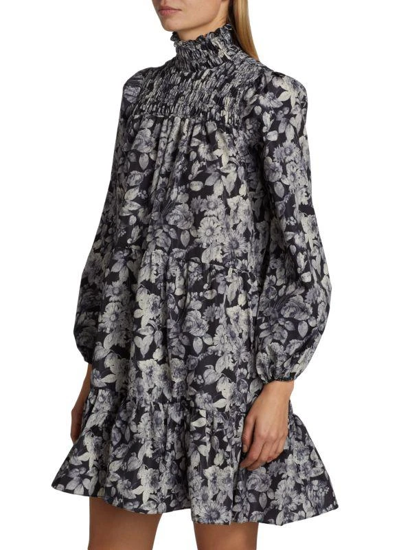 Cinq à Sept Alicia Floral Tiered Minidress 3