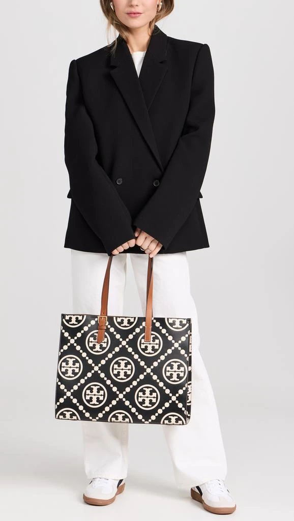 Tory Burch T Monogram Contrast Embossed Tote 2