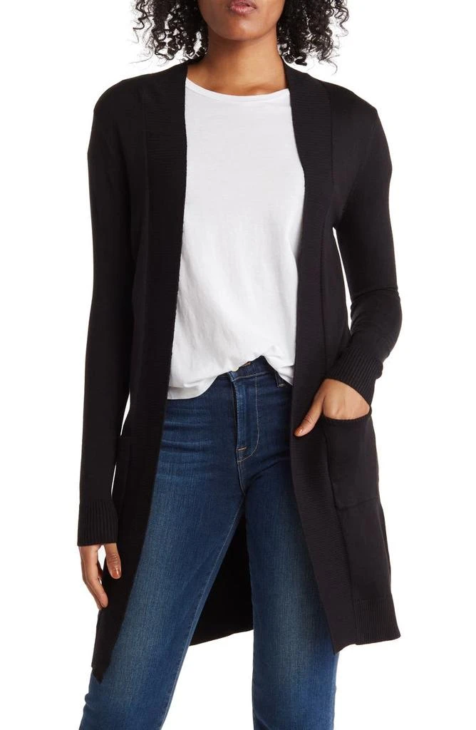 BY DESIGN Hudson Mid Thigh Lightweight Cardigan