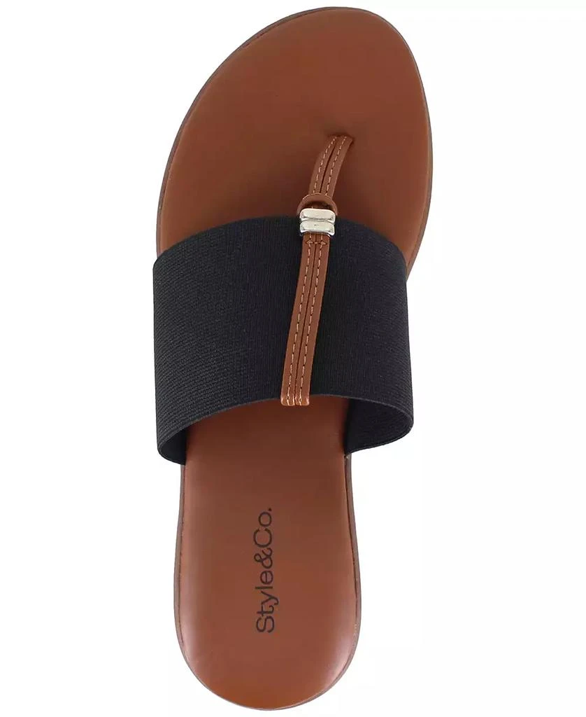 Style & Co Women's Italiaa Elastic Band Flat Sandals, Created for Macy's 7