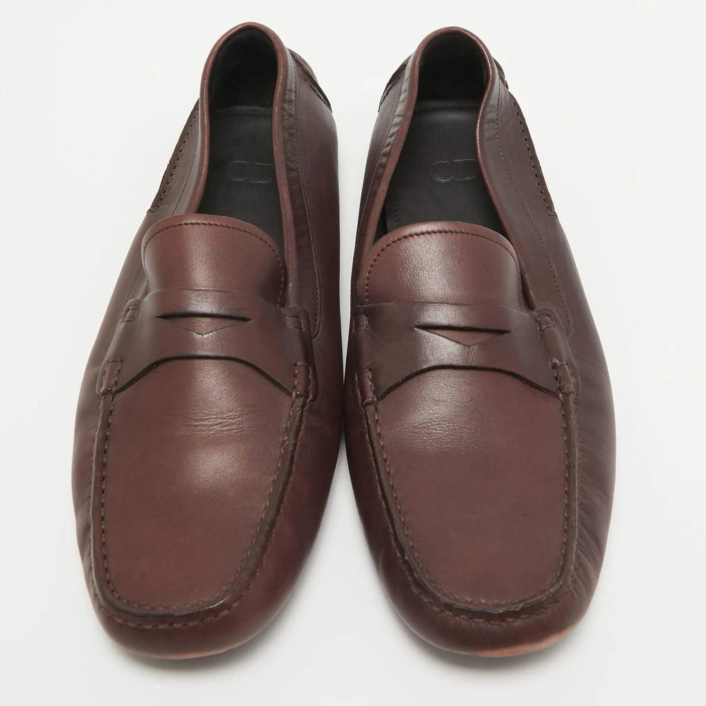 Dior Dior Plum Leather Penny Loafers Size 43 3