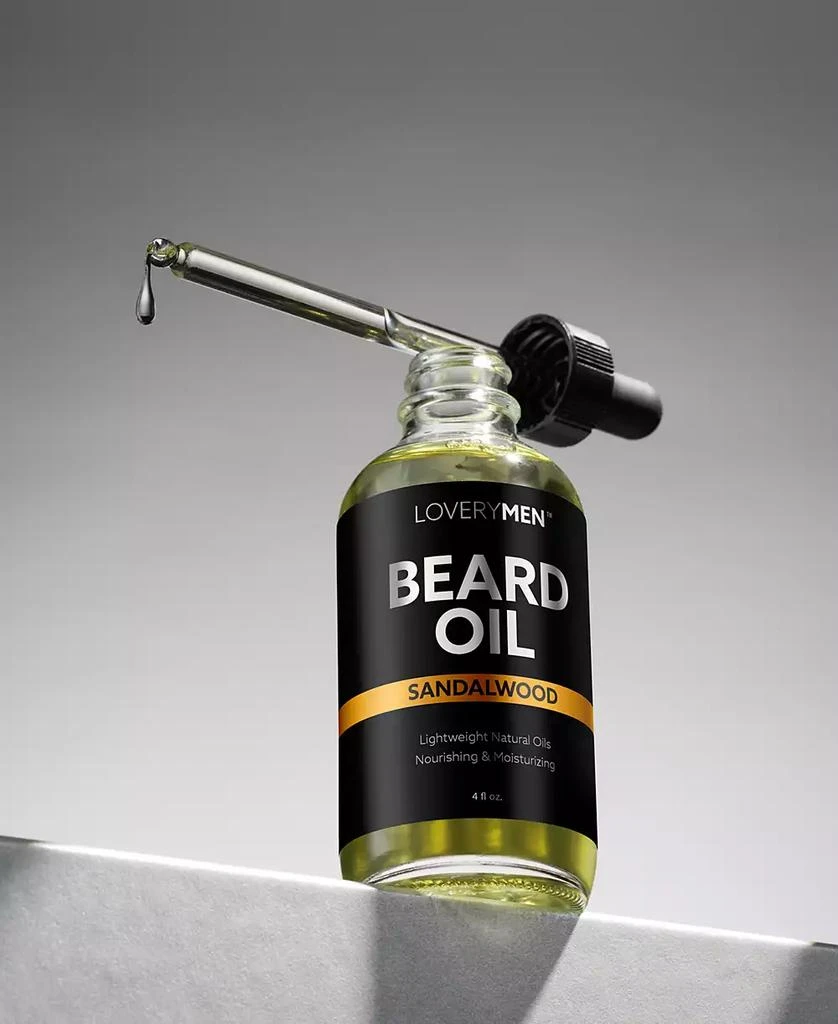 Lovery LoveryMen Sandalwood Beard Oil, 4 oz. 4