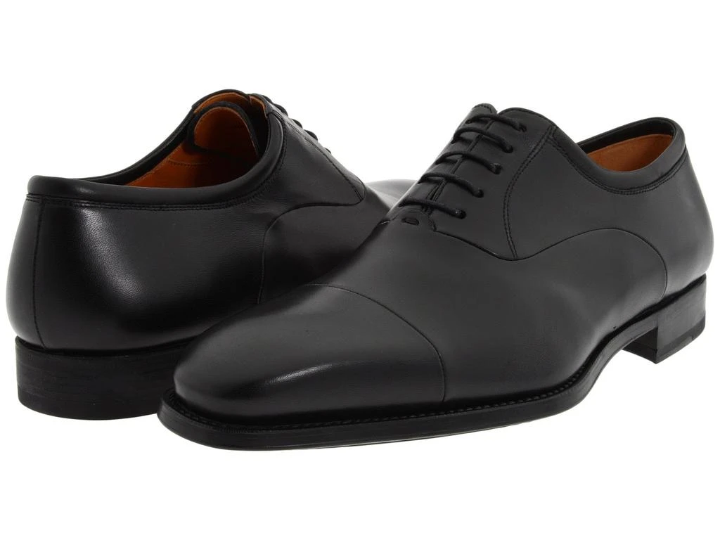 COPY - Magnanni Frederico Black Leather Cap Toe Derby Magnanni  main image 4