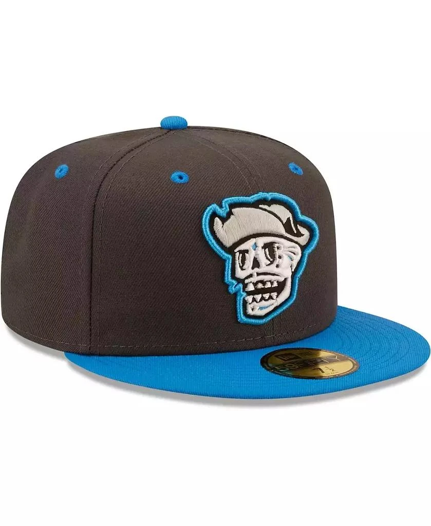 New Era Men's Graphite Reyes de Plata de Las Vegas Copa De La Diversion 59FIFTY Fitted Hat 4