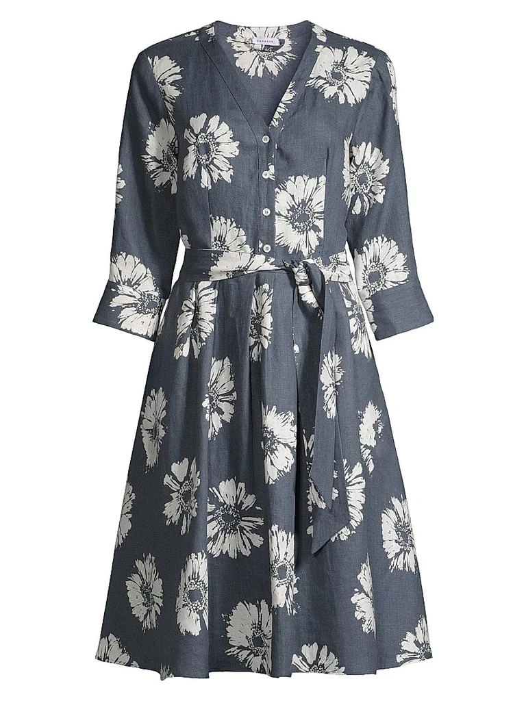 chinese dress ladies Rosso35 Linen dress N1723VR