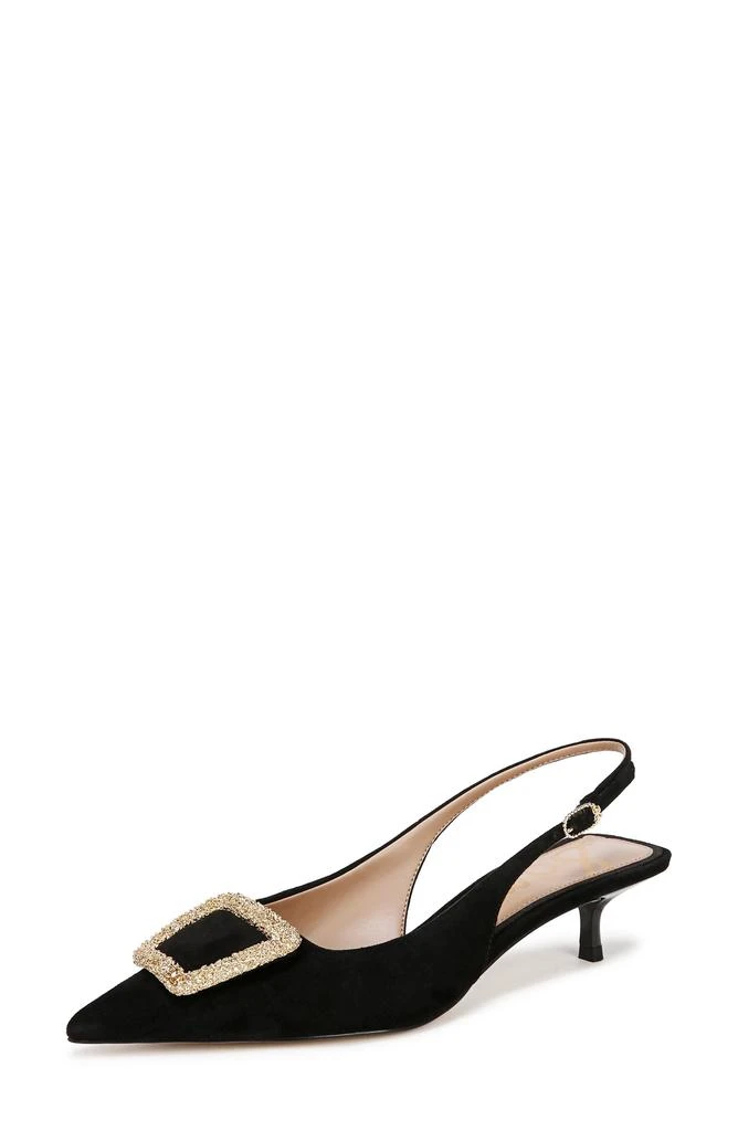 Sam Edelman Kammie Slingback Pointed Toe Kitten Heel Pump 10