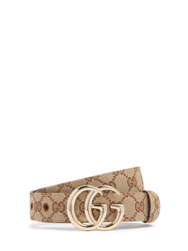 Gucci 30mm Gg Marmont Canvas Belt