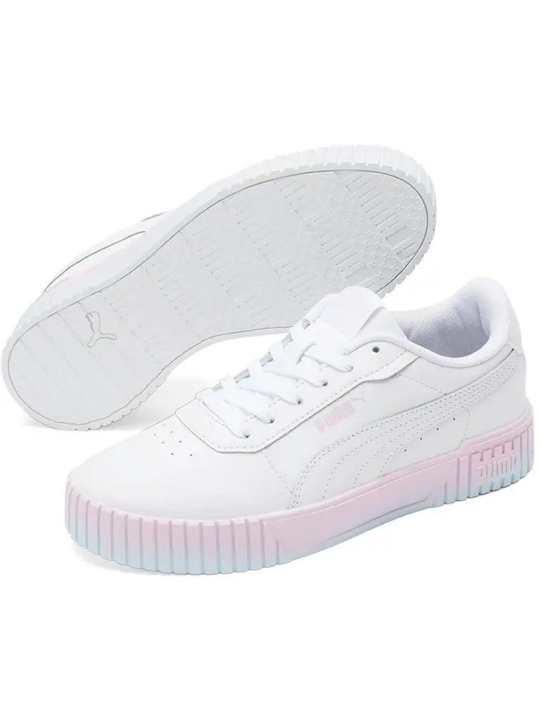 Puma Carina 2.0 Gradient Womens Leather Low-Top Casual and Fashion Sneakers