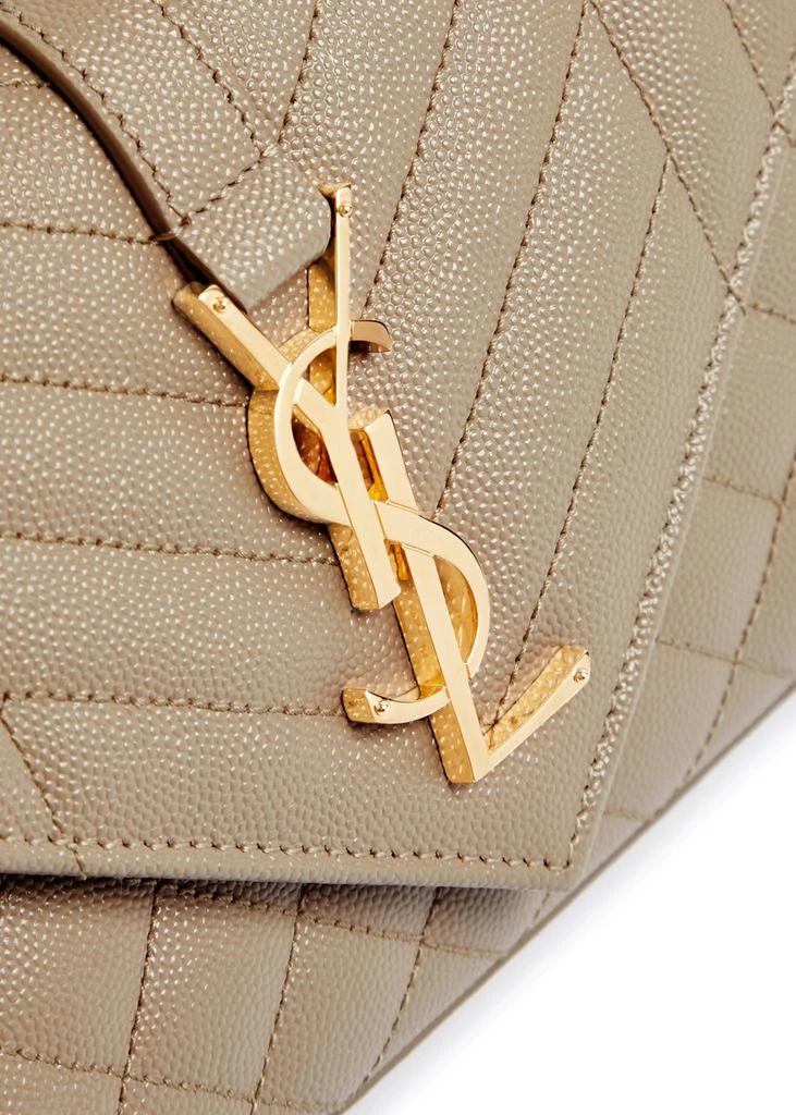 Yves Saint Laurent Envelope small quilted leather shoulder bag 3