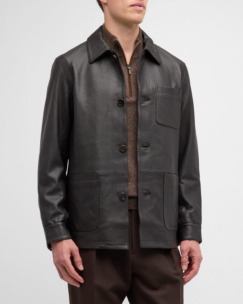 Allen Edmonds Schott Leather Chore Coat Shop Men's Cordoba Lamb