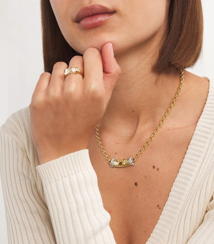 L'ATELIER NAWBAR Yellow Gold, Diamond and Citrine Lot N*91 Necklace 4