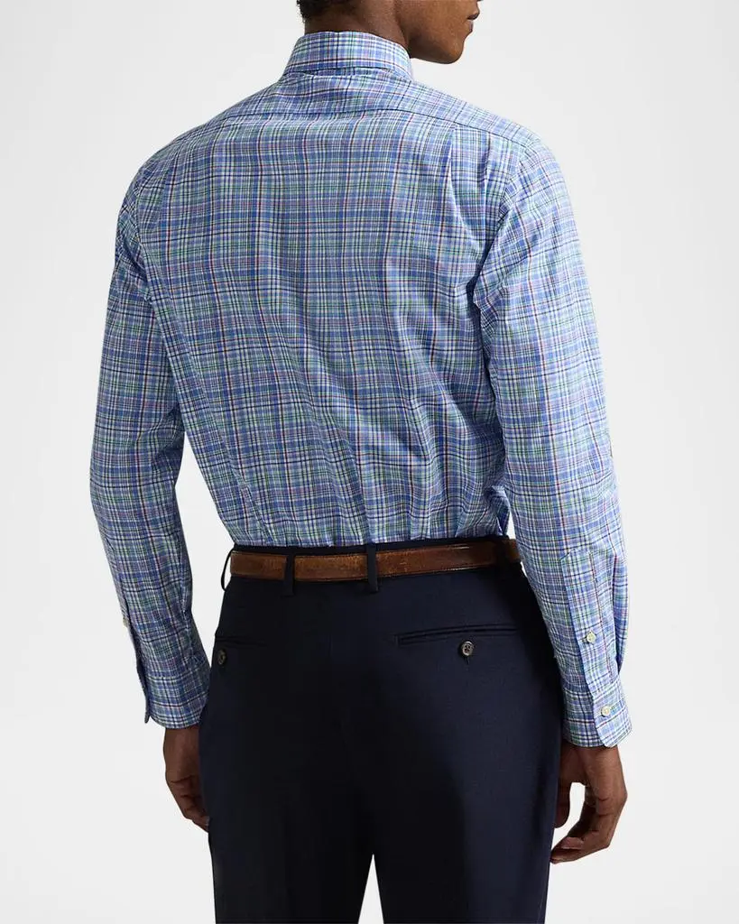 Ralph Lauren Men's Classic-Fit Checked Poplin Sport Shirt 3