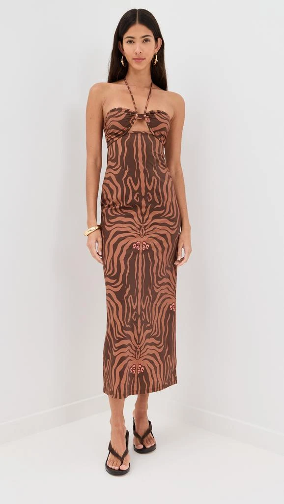 JOHANNA ORTIZ Jungle Palms Midi Dress 7