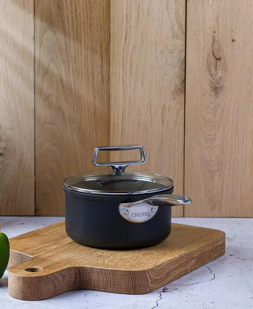Cristel Castel Pro Ultralu 3.5-Qt. Nonstick Saucepan With Lid 3