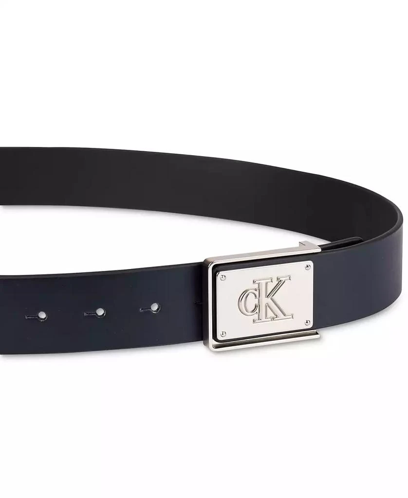 Calvin Klein Men's CK Plate Plaque Belt 4