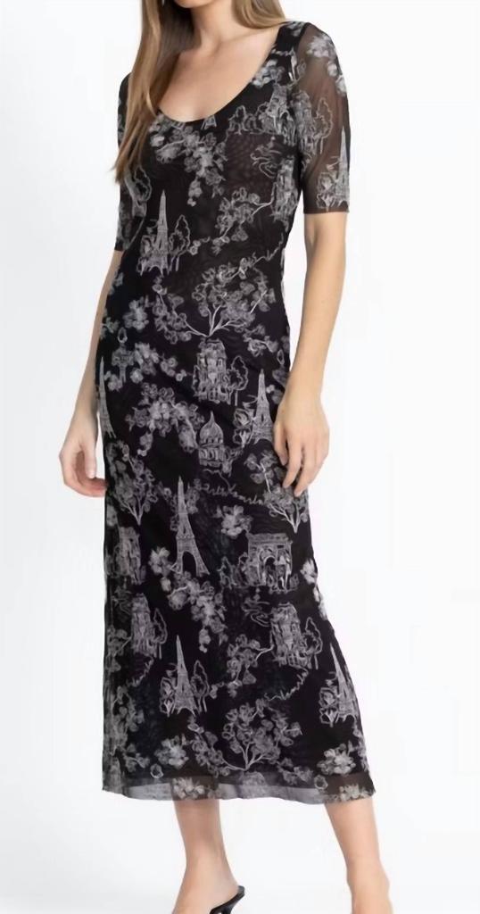 Johnny Was Johnny Was - maya mesh Midi Dress