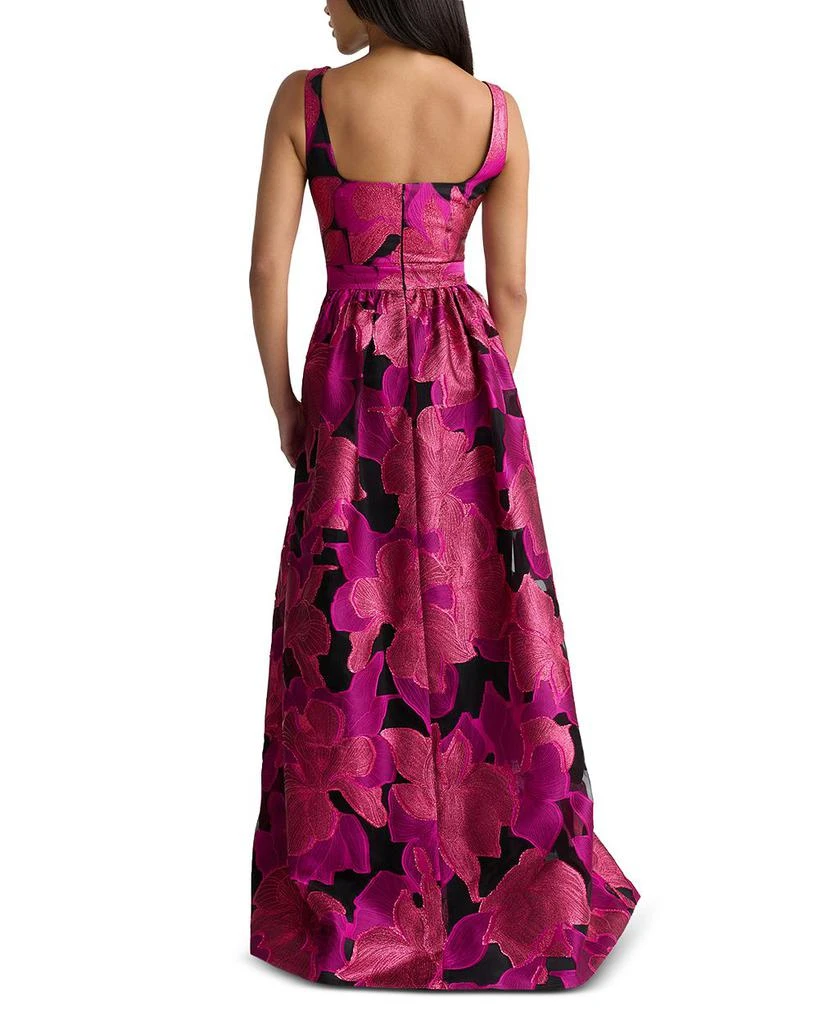 St. John Floral Burnout Organza Gown 3