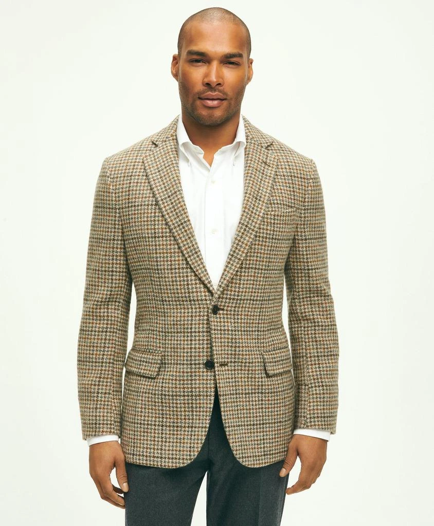 Brooks Brothers Classic Fit Wool Tweed Checked 1818 Sport Coat 1