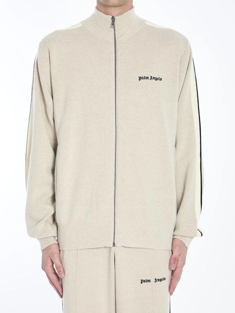 Palm Angels Track Jacket In Wool And Cashmere 1