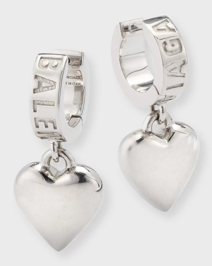 Balenciaga Sharp Heart Earrings 1