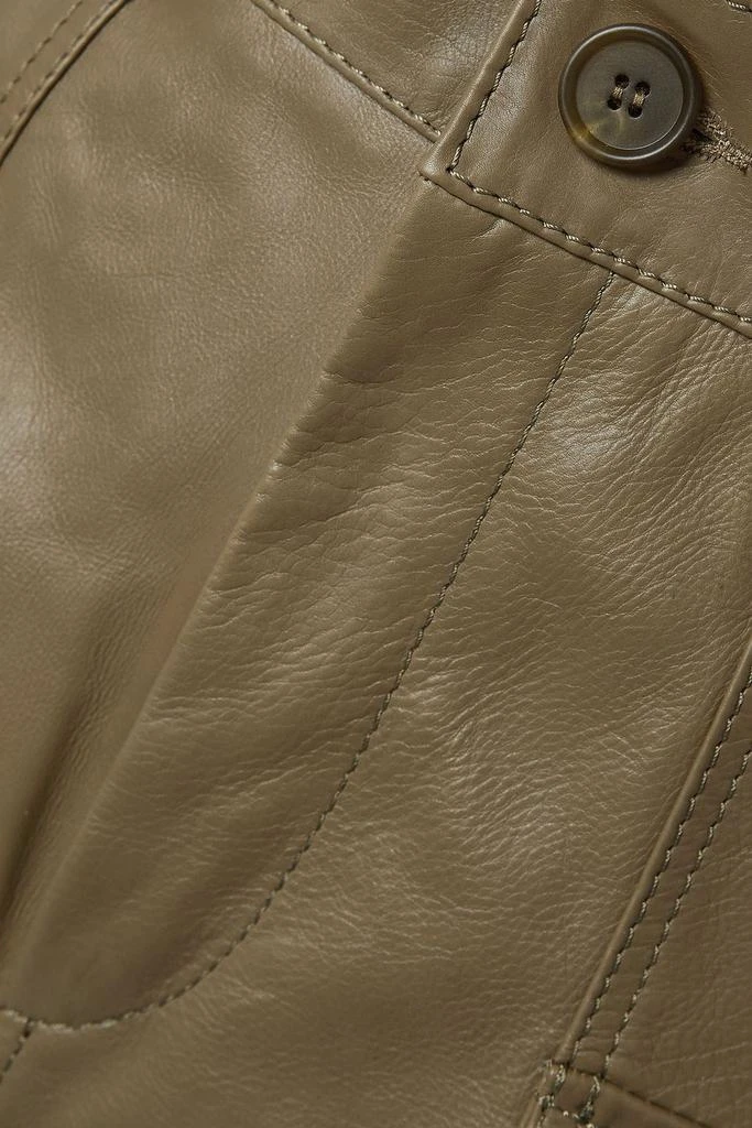 PETAR PETROV Geremy leather wide-leg pants 4