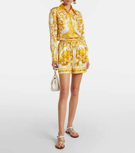 Dolce 
Gabbana Embellished leather thong sandals 2