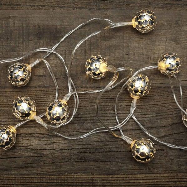 Kikkerland Silver Globe Lights