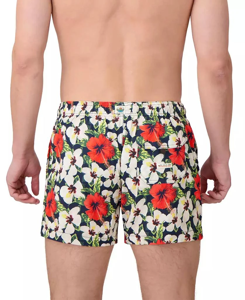 Sunset and Vines Men's Floral Woven Swim Trunks 3