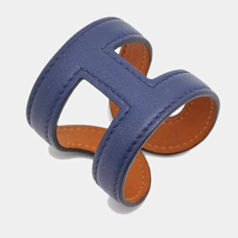 Hermes Hermes Ano Leather Cuff Bracelet 2