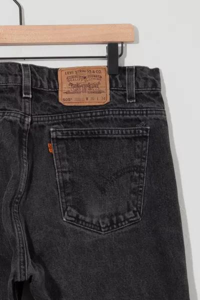 Levi's Vintage 1980s Levi's 505 Orange Tab Black Denim Jeans