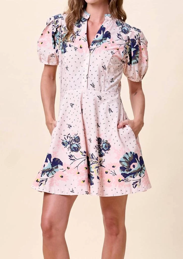 cleobella lotte mini dress Cleobella Lotte Mini Dress in Vintage Blue