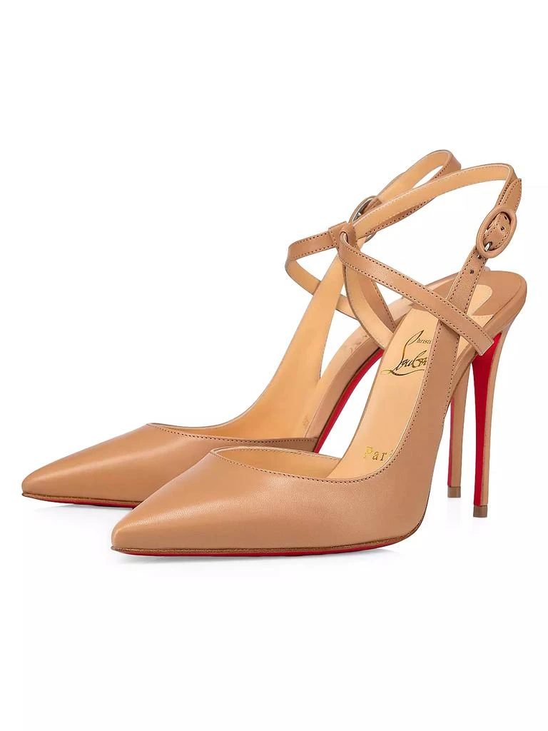 Christian Louboutin Jenlove Leather 100MM Strappy Pumps 1