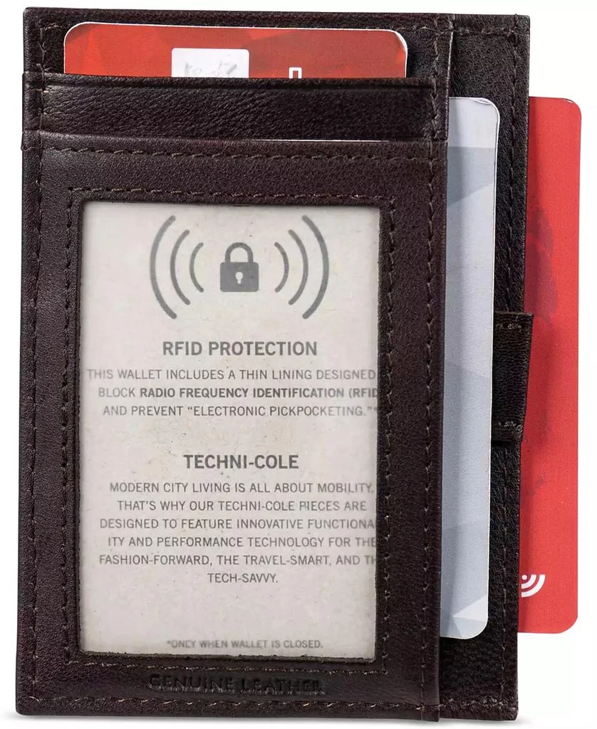 Kenneth Cole Men's Kurtz Getaway RFID Leather Card Case Wallet 2