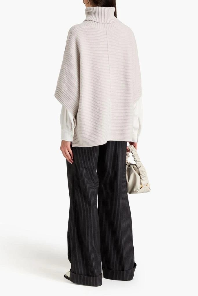 N.PEAL Ribbed cashmere turtleneck sweater 3