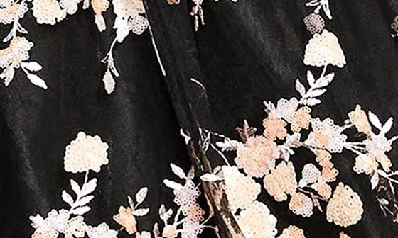 City Chic Ambrosia Fit & Flare Sequin Floral Dress 7