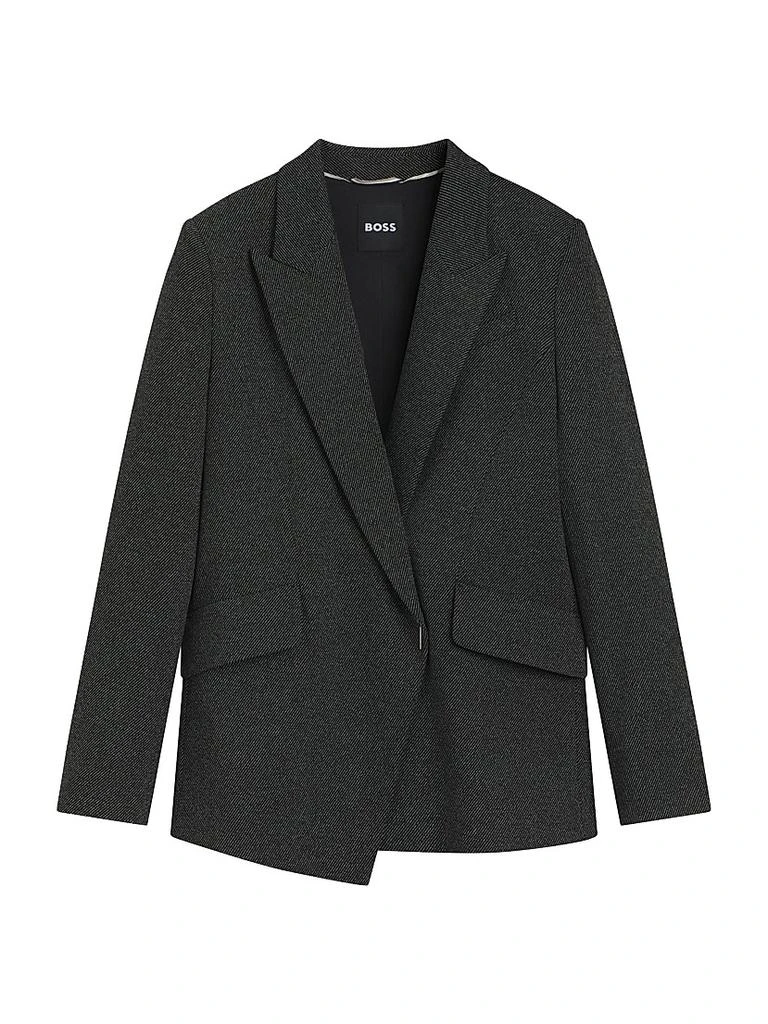 Hugo Boss Regular-Fit Blazer with Concealed Closure 1