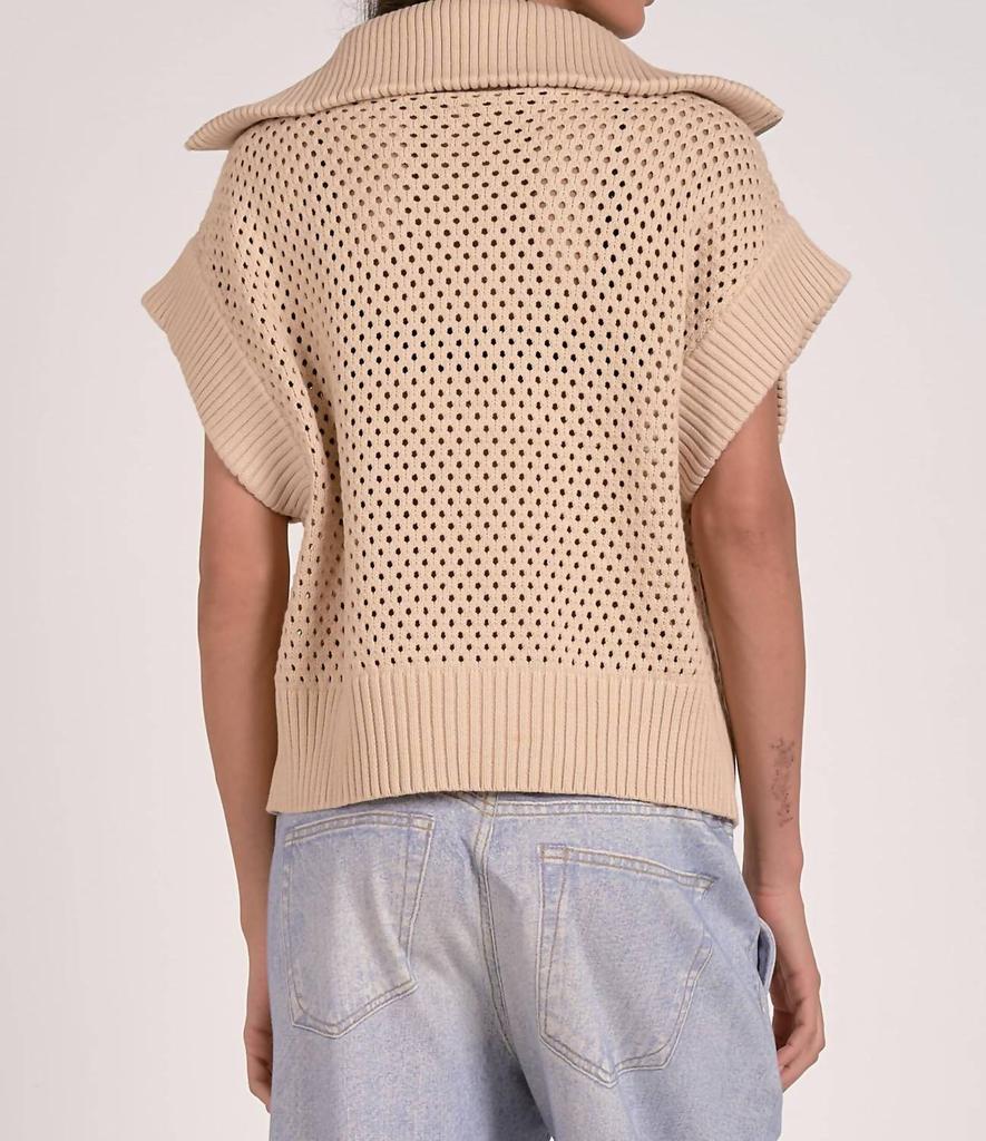 Elan Elan - Luna Quarter Zip Sweater