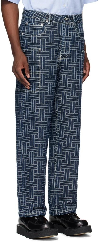 Kenzo Blue Kenzo Paris Cargo Monkey Jeans 2