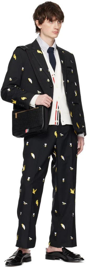 Thom Browne Black Kilt Loafers 5