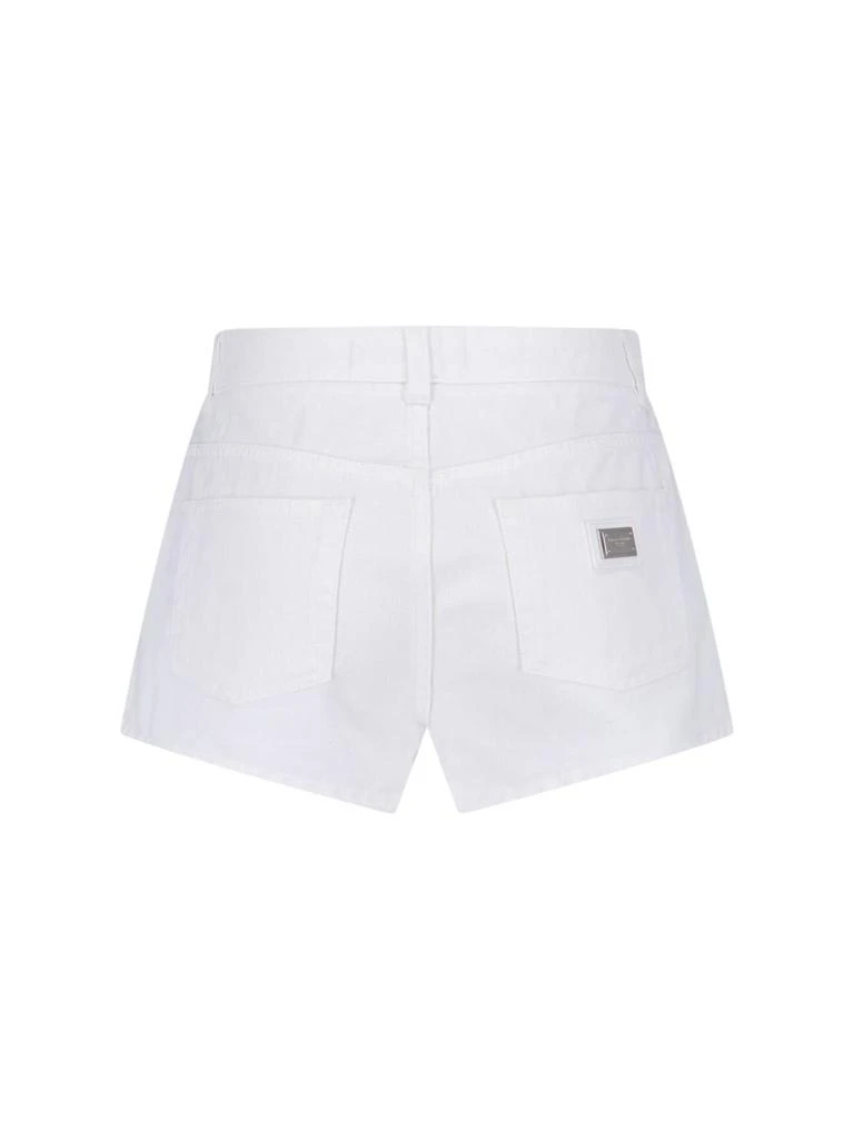 Dolce 
Gabbana Dolce 
Gabbana Logo Plaque Denim Shorts 2