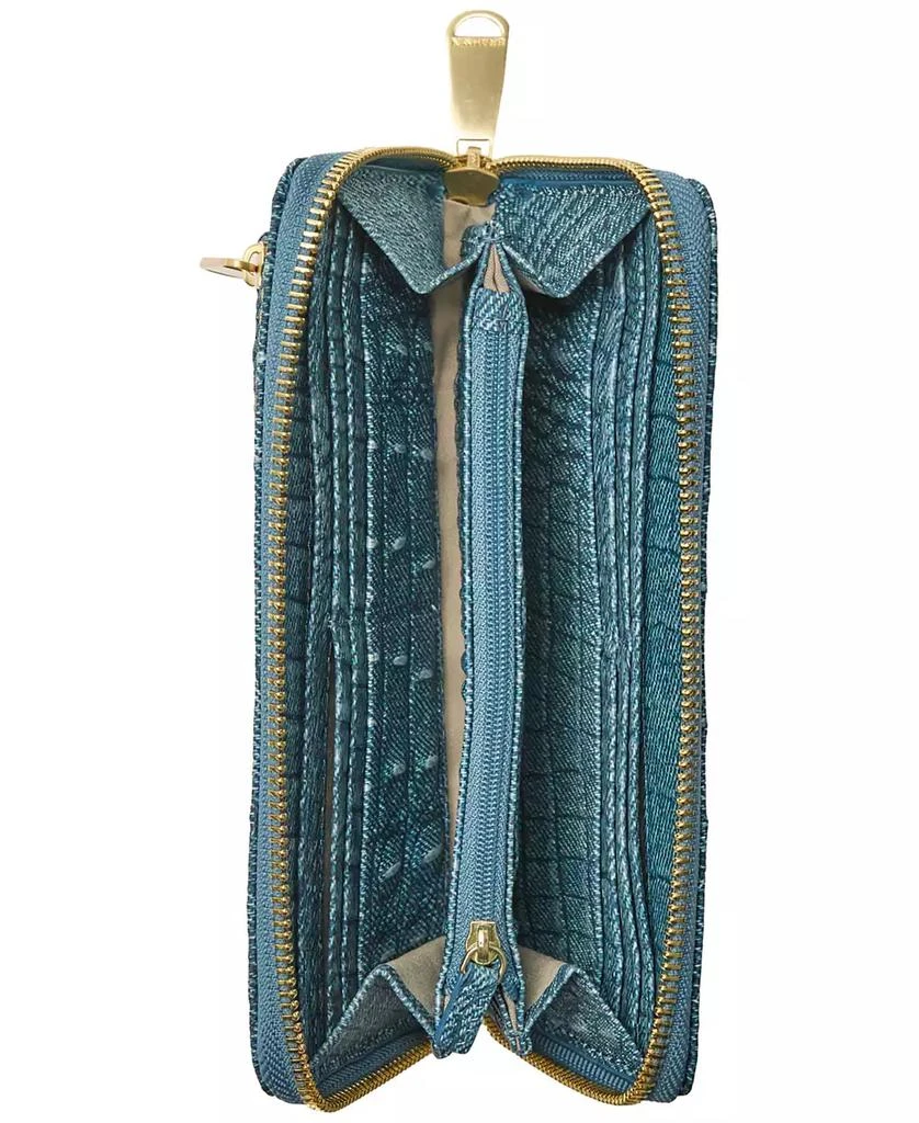 Brahmin Suri Denim Secour Leather Wallet 4